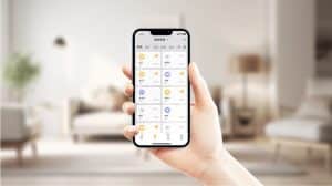 Màn hình KNX Smart Touch S3. Cho phép đồng bộ thiết bị và các kịch bản điều khiển